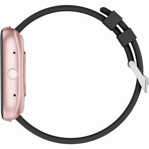Smartwatch Damski GRAVITY GT18-1 Różowy Pasek Silikonowy + Czarny Pasek Gravity