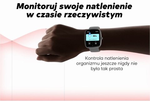 Smartwatch Damski GRAVITY GT18-1 Różowy Pasek Silikonowy + Czarny Pasek Gravity