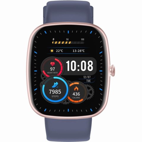 Smartwatch Damski GRAVITY GT18-3 Różowy Pasek Silikonowy + Granatowy Pasek Gravity