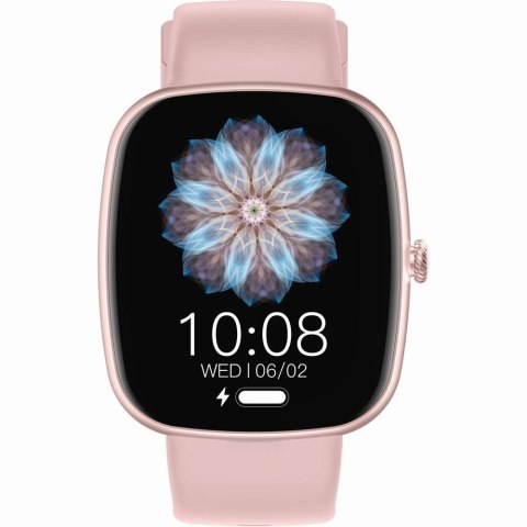 Smartwatch Damski GRAVITY GT18-3 Różowy Pasek Silikonowy + Granatowy Pasek Gravity