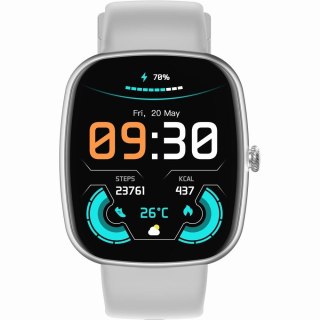 Smartwatch Damski GRAVITY GT18-5 Czarny Pasek Silikonowy + Szary Pasek Gravity