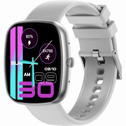 Smartwatch Damski GRAVITY GT18-5 Czarny Pasek Silikonowy + Szary Pasek Gravity
