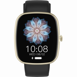 Smartwatch Damski GRAVITY GT18-7 Beżowy Pasek Silikonowy + Czarny Pasek Gravity