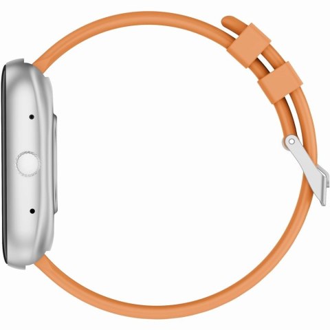 Smartwatch Męski GRAVITY GT18-4 Pomarańczowy Pasek Silikonowy + Czarny Pasek Gravity