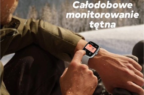 Smartwatch Męski GRAVITY GT18-4 Pomarańczowy Pasek Silikonowy + Czarny Pasek Gravity