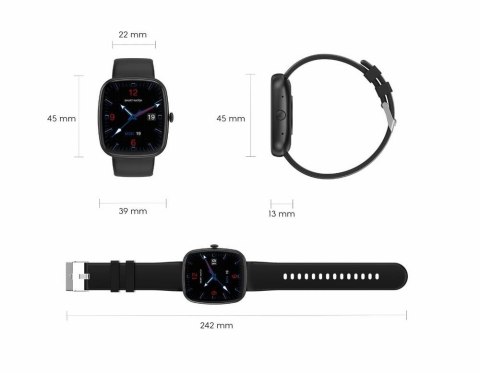 Smartwatch Męski GRAVITY GT18-4 Pomarańczowy Pasek Silikonowy + Czarny Pasek Gravity