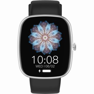 Smartwatch Męski GRAVITY GT18-6 Czarny Pasek Silikonowy + Granatowy Pasek Gravity