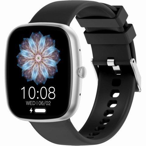 Smartwatch Męski GRAVITY GT18-6 Czarny Pasek Silikonowy + Granatowy Pasek Gravity