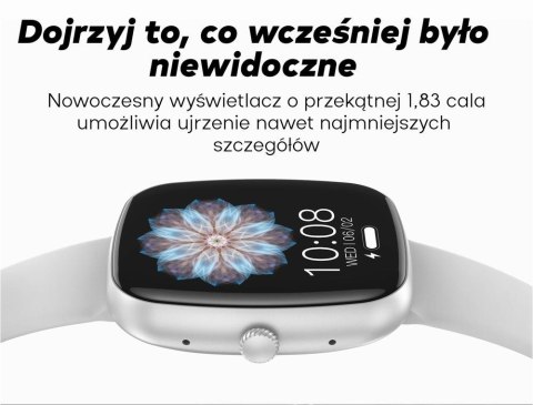 Smartwatch Męski GRAVITY GT18-6 Czarny Pasek Silikonowy + Granatowy Pasek Gravity