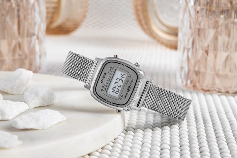 Zegarek Damski CASIO LA670WEM-7DF + BOX CASIO Zegarek Damski CASIO LA670WEM-7DF + BOX CASIO