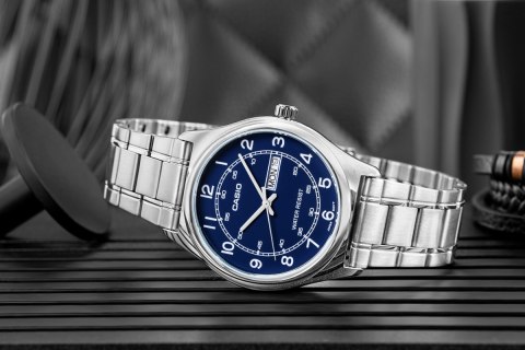 Zegarek Męski CASIO MTP-V006D-2BUDF + BOX CASIO