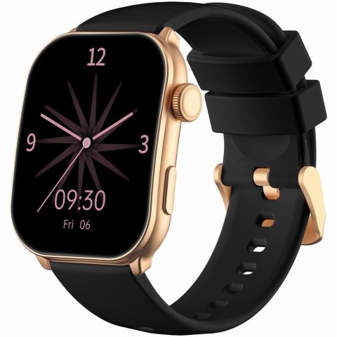 Smartwatch Damski GRAVITY GT28-5 Pasek + Bransoleta Różowe złoto Czarny Gravity
