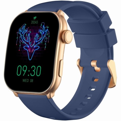 Smartwatch Damski GRAVITY GT28-8 Pasek + Bransoleta Różowe złoto Granatowy Gravity