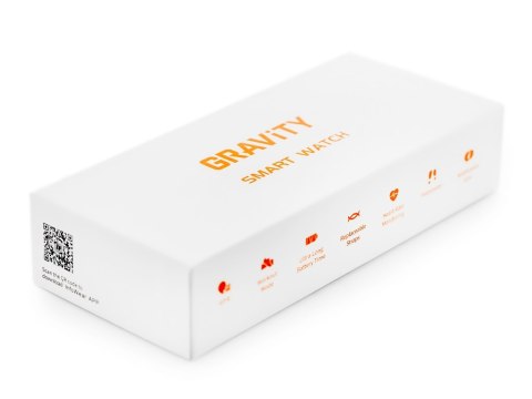 Smartwatch Damski GRAVITY GT28-8 Pasek + Bransoleta Różowe złoto Granatowy Gravity