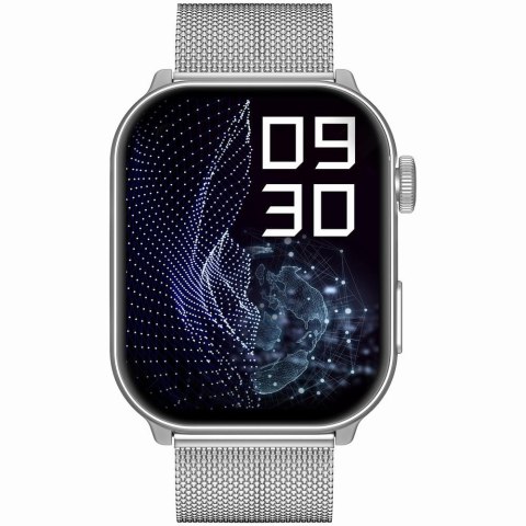 Smartwatch Damski GRAVITY GT28-9 Pasek + Bransoleta Czarno Srebrny Gravity