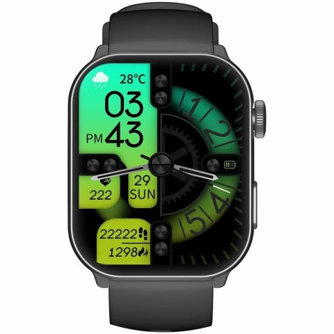 Smartwatch Męski GRAVITY GT28-1 Pasek + Bransoleta Czarny Gravity