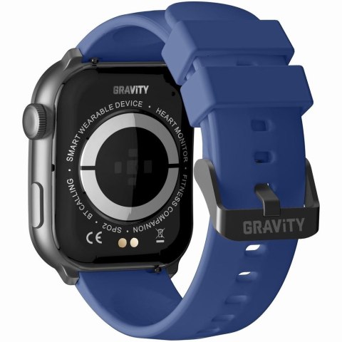 Smartwatch Męski GRAVITY GT28-3 Pasek + Bransoleta Granatowo Czarny Gravity