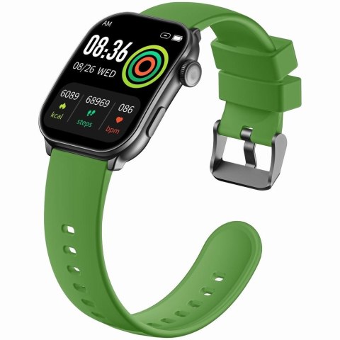 Smartwatch Męski GRAVITY GT28-4 Pasek + Bransoleta Zielono Czarny Gravity