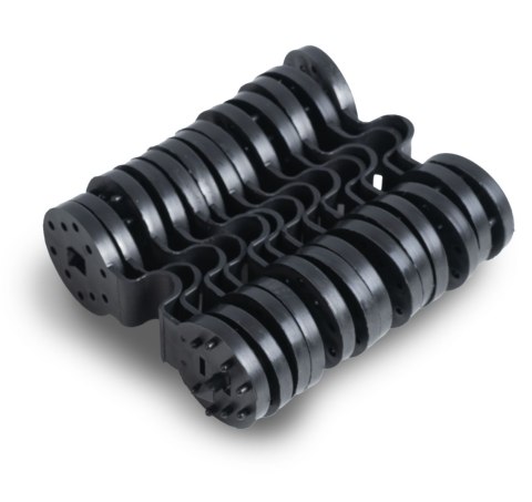 Siatka cieniująca 1,5x25m 140g/m2 + 50 zacisków zielona