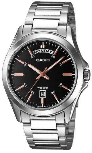 Zegarek Męski CASIO MTP-1370D-1A2VDF + BOX CASIO