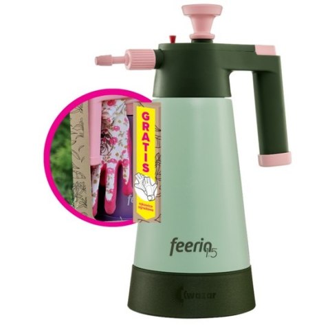OPRYSKIWACZ FEERIA POJEMNOŚĆ 1.5L MIĘTA Z RĘKAWICZKMI UN