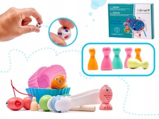 Gra zręcznościowa rodzinna rybki gąsienice łowienie montessori Kik Sp. z o.