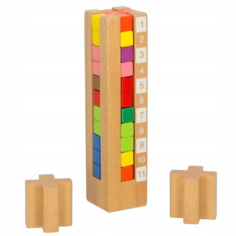 Klocki drewniane edukacyjne układanka Montessori kolorowe Kik Sp. z o. o. S Klocki drewniane edukacyjne układanka Montessori kolorowe Kik Sp. z o. o. S