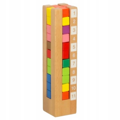 Klocki drewniane edukacyjne układanka Montessori kolorowe Kik Sp. z o. o. S Klocki drewniane edukacyjne układanka Montessori kolorowe Kik Sp. z o. o. S