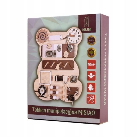 Tablica manipulacyjna sensoryczna LULILO MISIAO Kik Sp. z o. o. Sp. k.