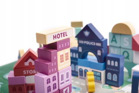 Klocki drewniane edukacyjne miasto puzzle 100el. Kik Sp. z o. o. Sp. k. Klocki drewniane edukacyjne miasto puzzle 100el. Kik Sp. z o. o. Sp. k.