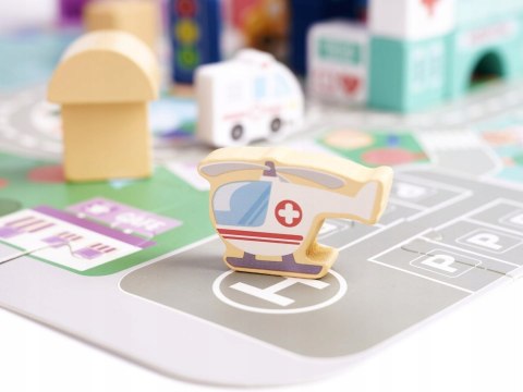 Klocki drewniane edukacyjne miasto puzzle 100el. Kik Sp. z o. o. Sp. k. Klocki drewniane edukacyjne miasto puzzle 100el. Kik Sp. z o. o. Sp. k.
