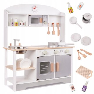 Kuchnia dla dzieci drewniana MDF MODERN CLASSIC akcesoria 82cm Kik Sp. z o.