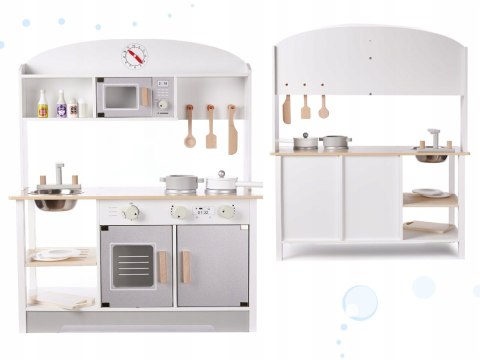 Kuchnia dla dzieci drewniana MDF MODERN CLASSIC akcesoria 82cm Kik Sp. z o.