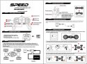 Samochód zdalnie sterowany na pilota RC Speed Pioneer Stunt Car 360 czerwon