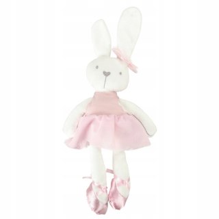 Maskotka pluszowa królik w różowej sukience 42cm Kik Sp. z o. o. Sp. k.