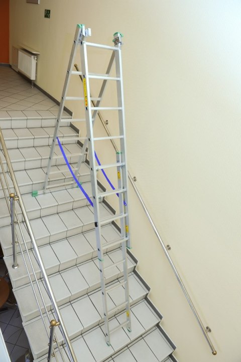 DRABINA ALUMINIOWA 3-ELEMENTOWA 420CM 7+7+7 SZCZEBLI DRABEX DRABINA ALUMINIOWA 3-ELEMENTOWA 420CM 7+7+7 SZCZEBLI DRABEX