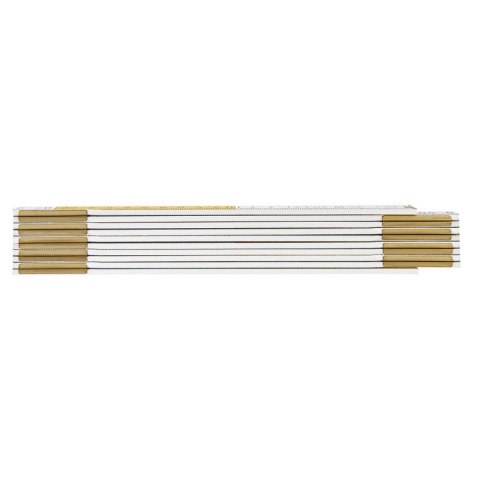 MIARA DREWNIANA SKŁADANA BIAŁO-ŻÓŁTA 2M NEO MIARA DREWNIANA SKŁADANA BIAŁO-ŻÓŁTA 2M NEO