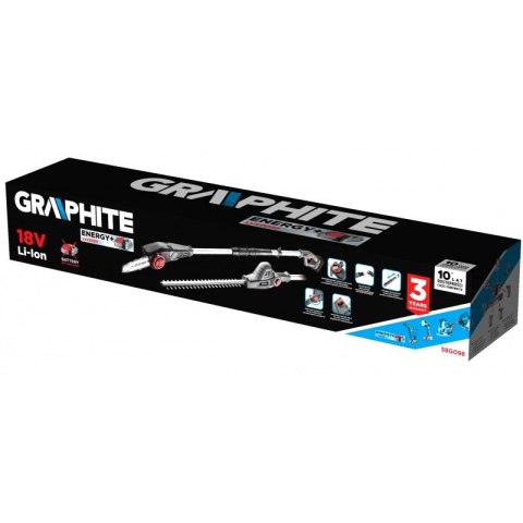 URZĄDZENIE OGRODOWE NA WYSIĘGNIKU 2W1 ENERGY+ BEZ AKU. GRAPHITE