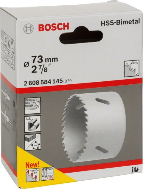 PIŁA OTWORNICA BIMETAL 73MM BOSCH PIŁA OTWORNICA BIMETAL 73MM BOSCH