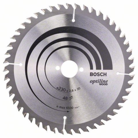 PIŁA TARCZOWA-H OPTILINE WOOD 230*2.8*30/Z48 BOSCH PIŁA TARCZOWA-H OPTILINE WOOD 230*2.8*30/Z48 BOSCH