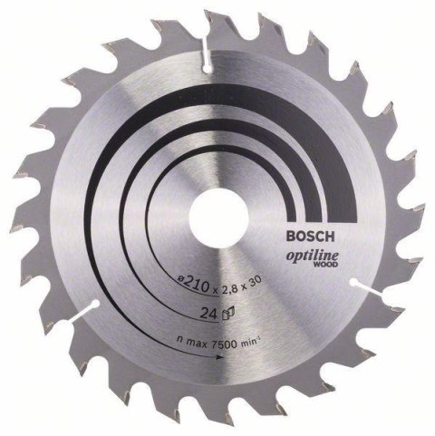 PIŁA TARCZOWA-H OPTILINE WOOD 210*2,8*30/Z24 BOSCH PIŁA TARCZOWA-H OPTILINE WOOD 210*2,8*30/Z24 BOSCH