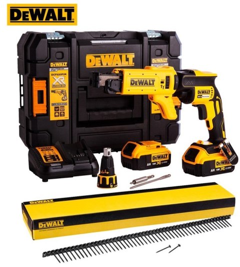 WKRĘTARKA AKUMULATOROWA DO G-K 18V 2*2.0AH LI-LON+DCF6201 DEWALT WKRĘTARKA AKUMULATOROWA DO G-K 18V 2*2.0AH LI-LON+DCF6201 DEWALT