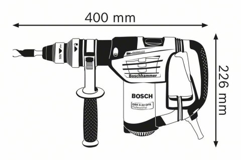 MŁOT UDAROWY OBROTOWY SDS+ GBH 4-32 DFR 900W SET+UCHWYT BOSCH MŁOT UDAROWY OBROTOWY SDS+ GBH 4-32 DFR 900W SET+UCHWYT BOSCH