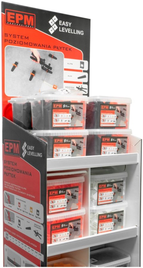 SYSTEM UKŁADANIA PŁYTEK EASY LEVELING 200 KLIPSÓW 1MM EPM SYSTEM UKŁADANIA PŁYTEK EASY LEVELING 200 KLIPSÓW 1MM EPM