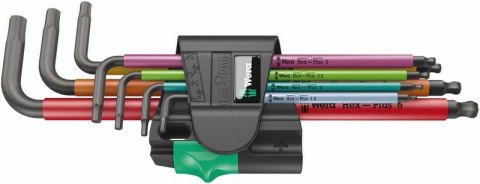 ZESTAW KLUCZY TRZPIENIOWYCH 950/7 HEX-PLUS MULTICOLOUR WERA ZESTAW KLUCZY TRZPIENIOWYCH 950/7 HEX-PLUS MULTICOLOUR WERA