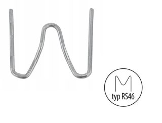 ZSZYWKI M 0.6MM RS46 DO NAROŻNIKÓW ZEWNĘTRZNYCH 100 SZT. DEDRA