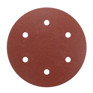 KRĄŻKI ŚCIERNE 225MM 5 SZTUK GR.100 Z OTWORAMI DEDRA