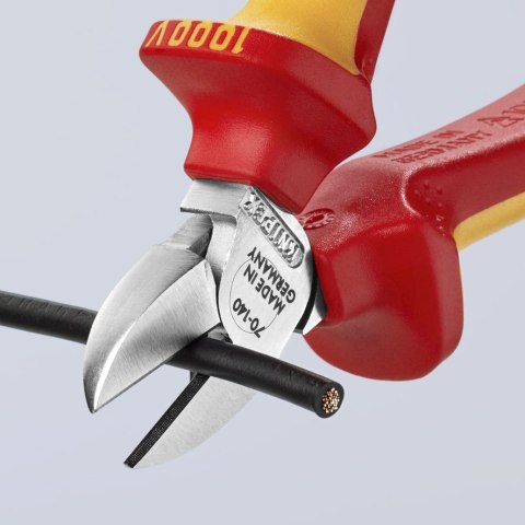 SZCZYPCE TNĄCE BOCZNE IZOLOWANE 140MM KNIPEX SZCZYPCE TNĄCE BOCZNE IZOLOWANE 140MM KNIPEX