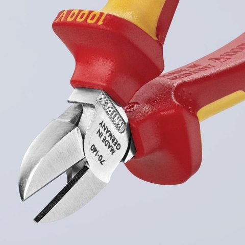 SZCZYPCE TNĄCE BOCZNE IZOLOWANE 140MM KNIPEX SZCZYPCE TNĄCE BOCZNE IZOLOWANE 140MM KNIPEX