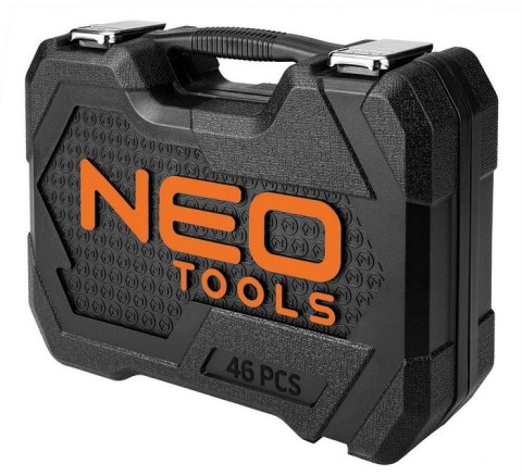 ZESTAW NASADEK PRZELOTOWYCH 1/4' + 3/8', 46 SZT. NEO ZESTAW NASADEK PRZELOTOWYCH 1/4' + 3/8', 46 SZT. NEO